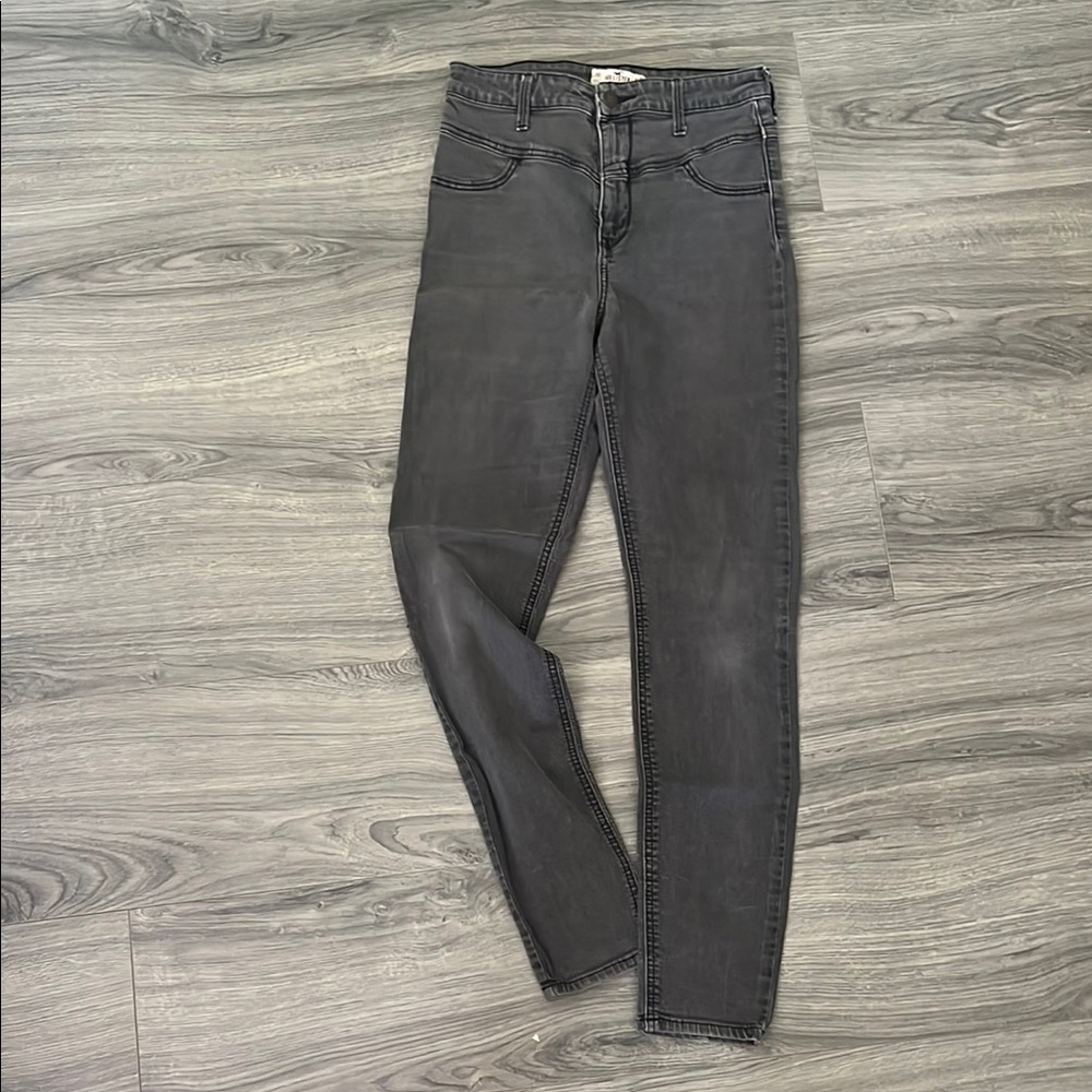 Hollister Gray Skinny Jeans Sleek Fit